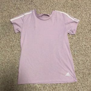 Adidas light purple shirt
